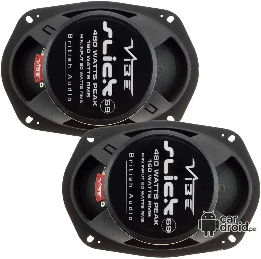 Radio Android Parlantes Ovalados VIBE SLICK 69.3-V7 480W, pantalla táctil, modelo original, instalada