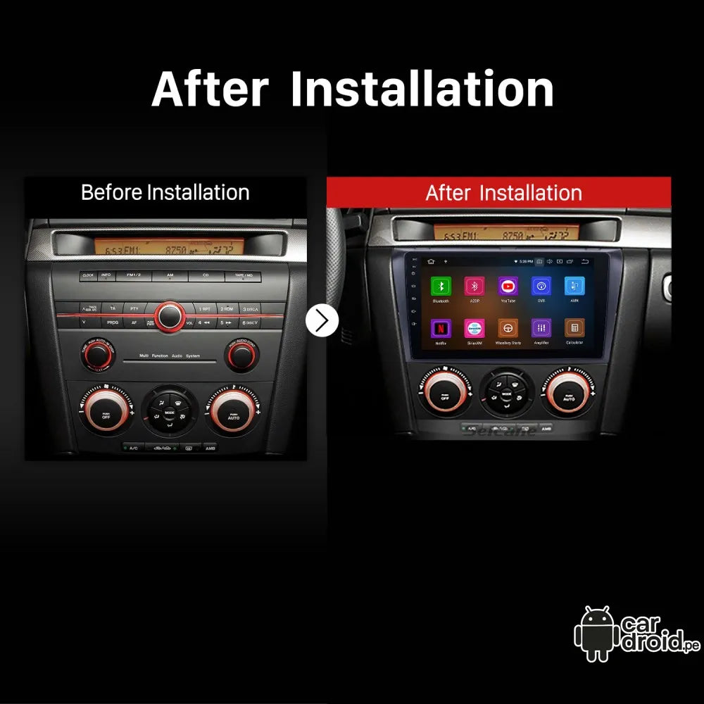 mazda 3 2009-2012 - 6GB RAM - 128GB - Radio Android