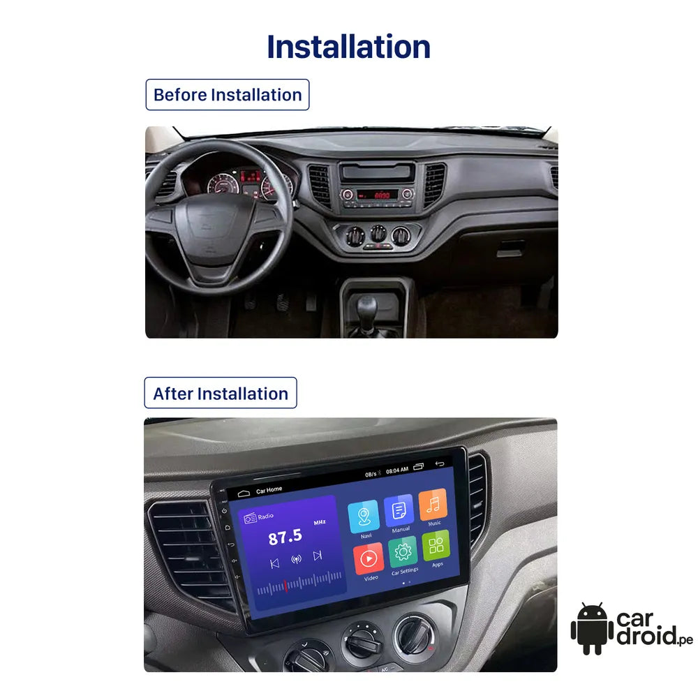 chevrolet n400 10p 2020-2025 - 6GB RAM - 128GB - Radio Android