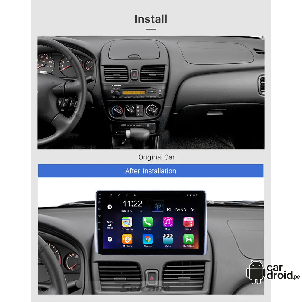 nissan ad 10p 1999-2005 - 6GB RAM - 128GB - Radio Android