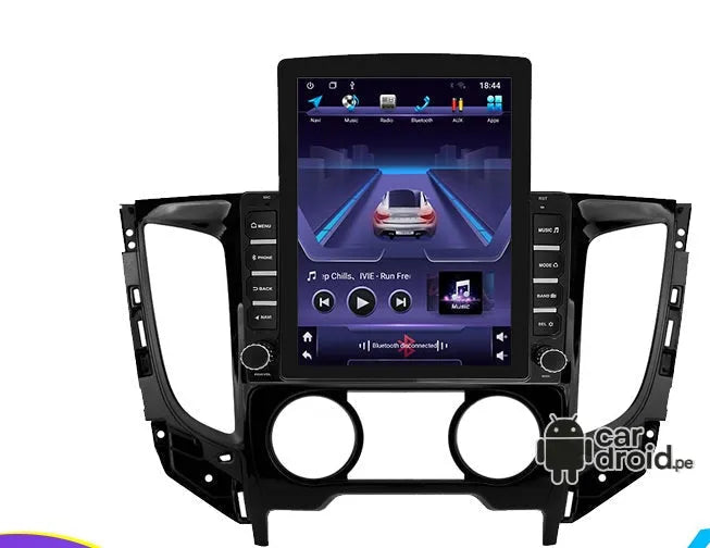 Radio Android Mitsubishi L200 2016 - 2022 Radio Android Vertical Homologada, pantalla táctil, modelo original, instalada
