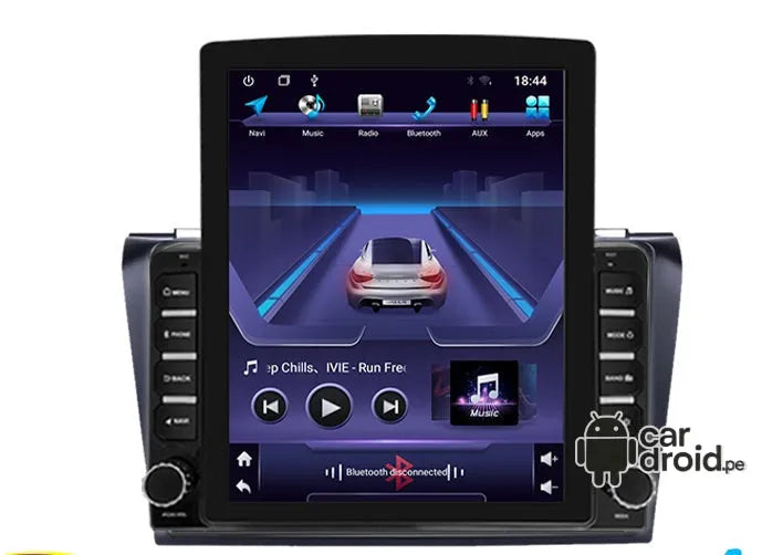 Mazda 3 2008 - 2013 Radio Android Vertical Homologada
