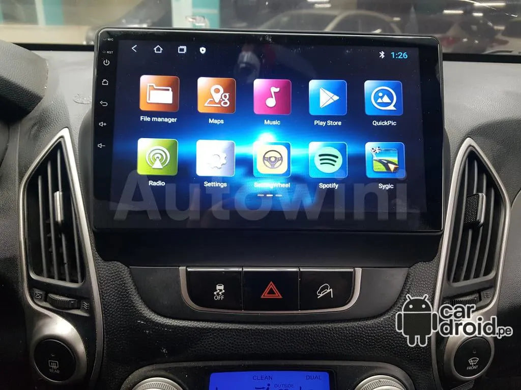 Radio Android Hyundai Tucson 2012 - 2015 Radio Android Homologada, pantalla táctil, modelo original, instalada