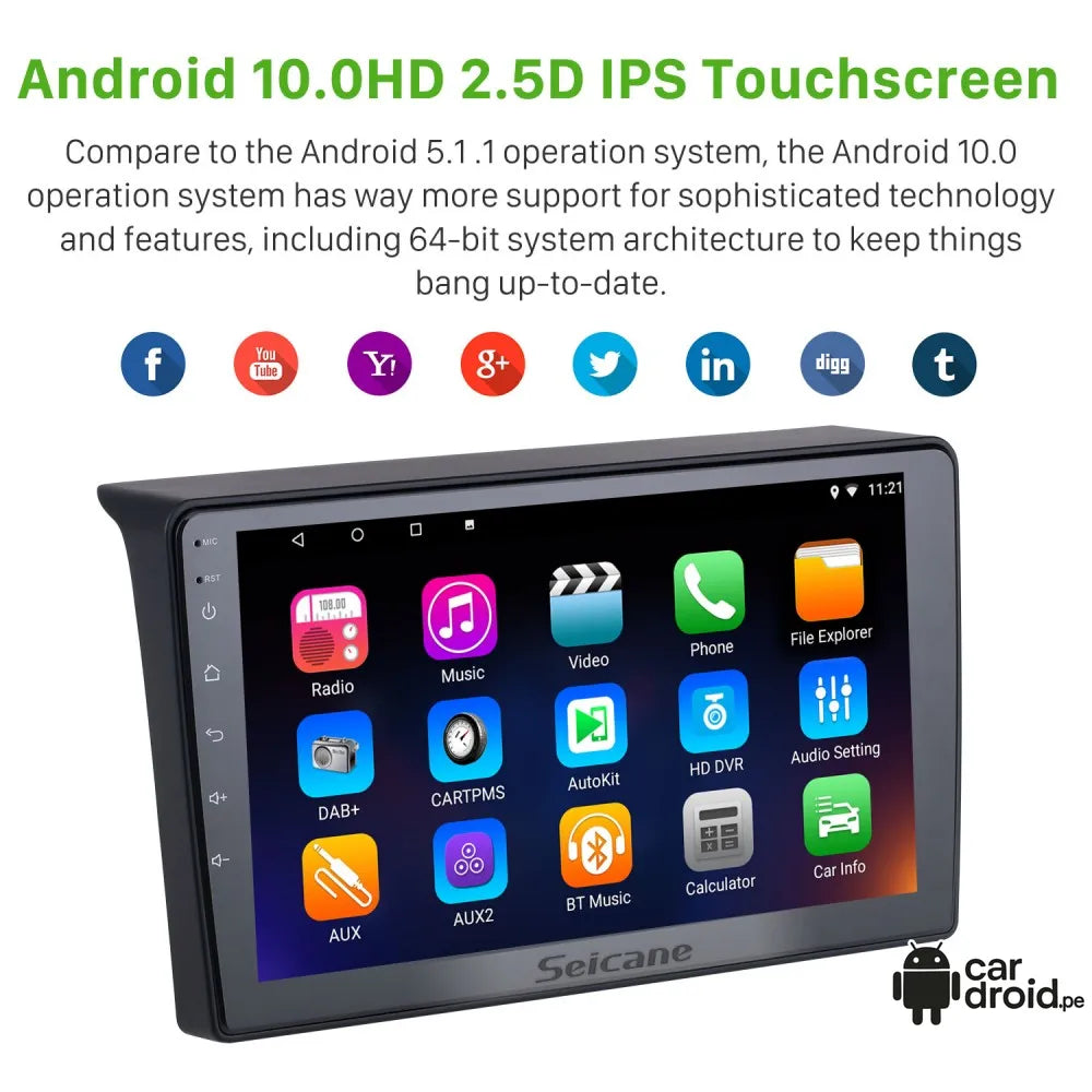 Toyota etios 2016-2024 - 6GB RAM - 128GB - Radio Android