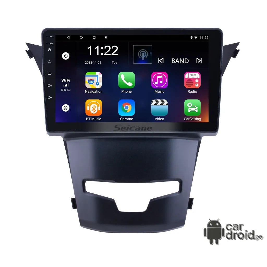 Radio Android SsangYong Korando 2013 - 2017 Radio Android Homologada, pantalla táctil, modelo original, instalada
