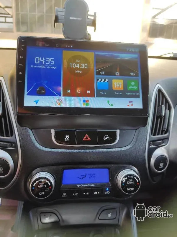 Radio Android Hyundai Tucson 2012 - 2015 Radio Android Homologada, pantalla táctil, modelo original, instalada