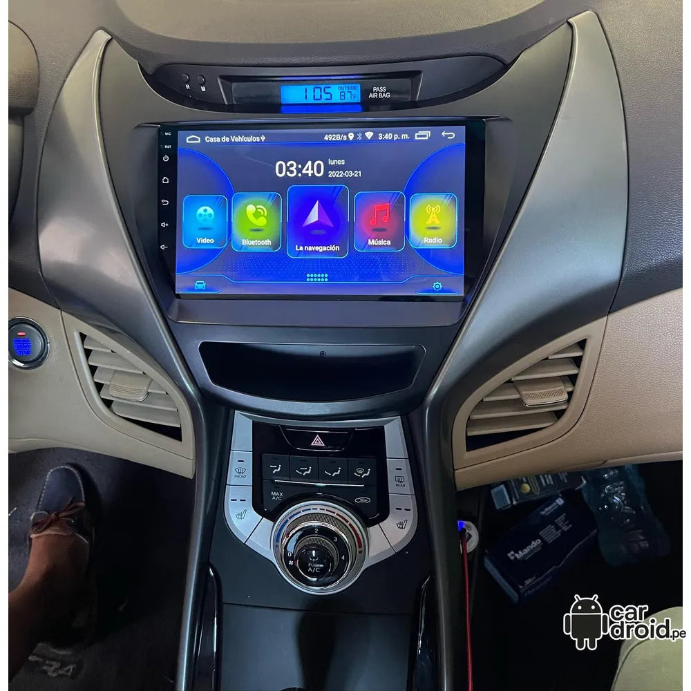 Hyundai elantra 2012-2017 - 6GB RAM - 128GB - Radio Android