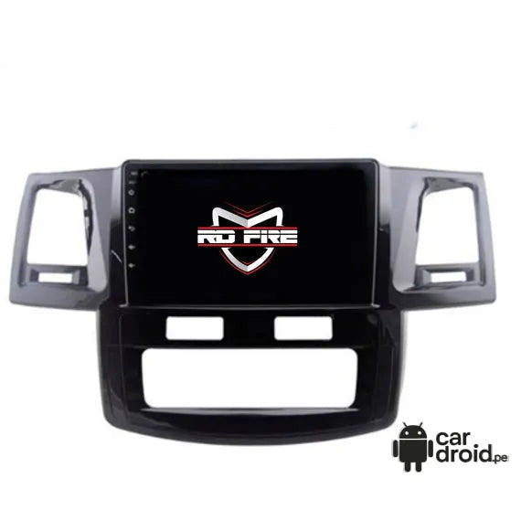 Radio Android Consola Toyota fortuner / vigo / hilux 2005,2007 - 2014 9" pulgadas, pantalla táctil, modelo original, instalada