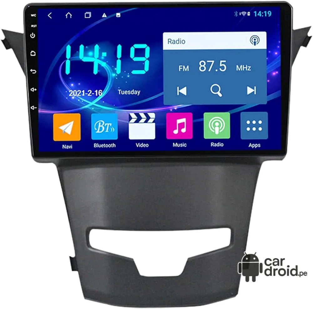 Radio Android SsangYong Korando 2013 - 2017 Radio Android Homologada, pantalla táctil, modelo original, instalada