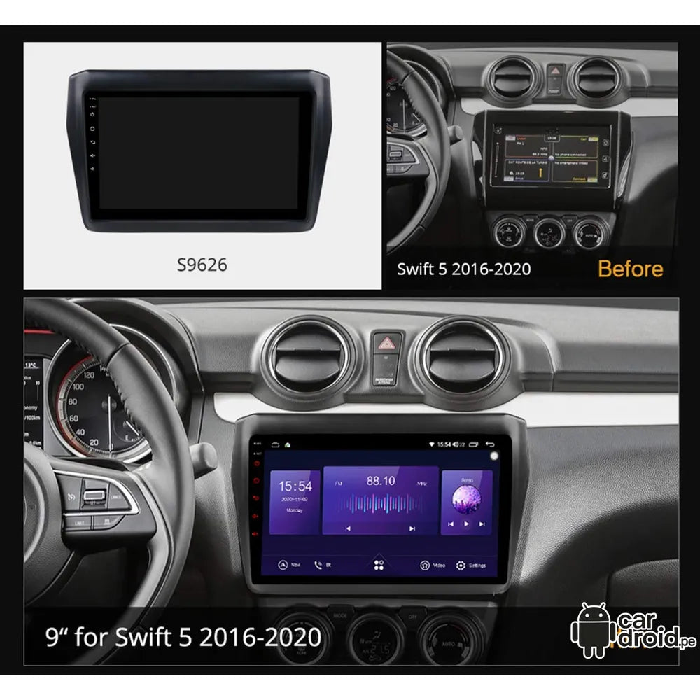 Susuki swift 2018-2022 - 6GB RAM - 128GB - Radio Android