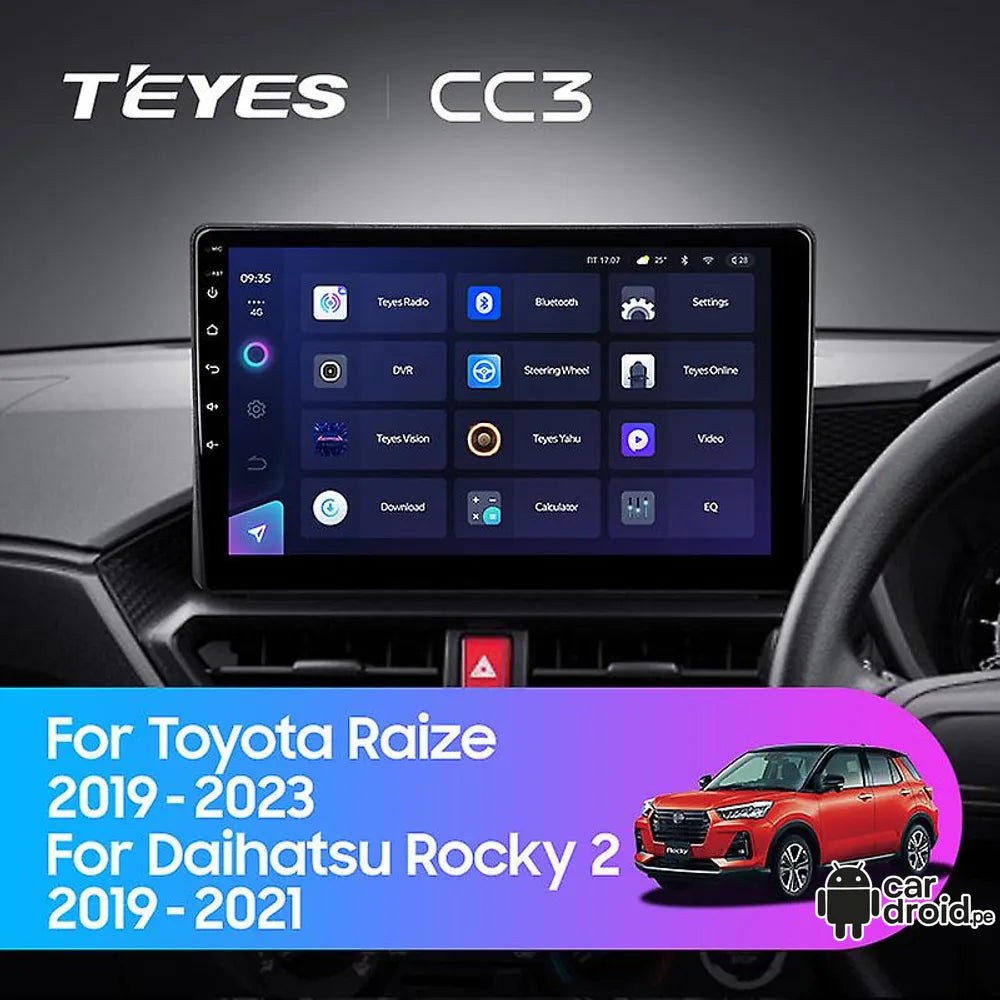 Toyota raize CANBUS 2020-2024 - 6GB RAM - 128GB - Radio Android