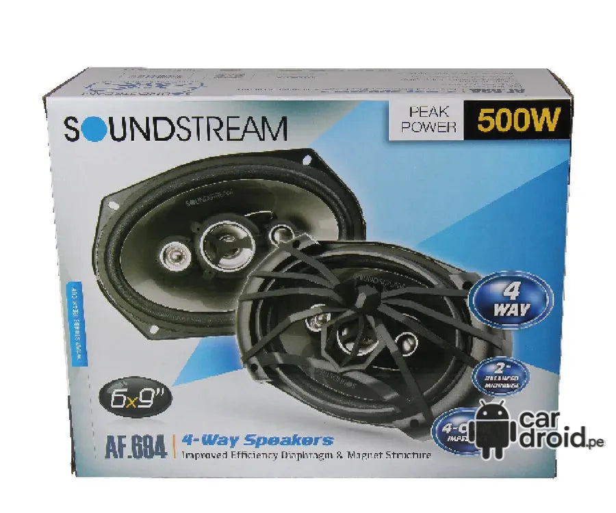 Radio Android Parlantes Ovalados AF.SoundStream AF.694, pantalla táctil, modelo original, instalada