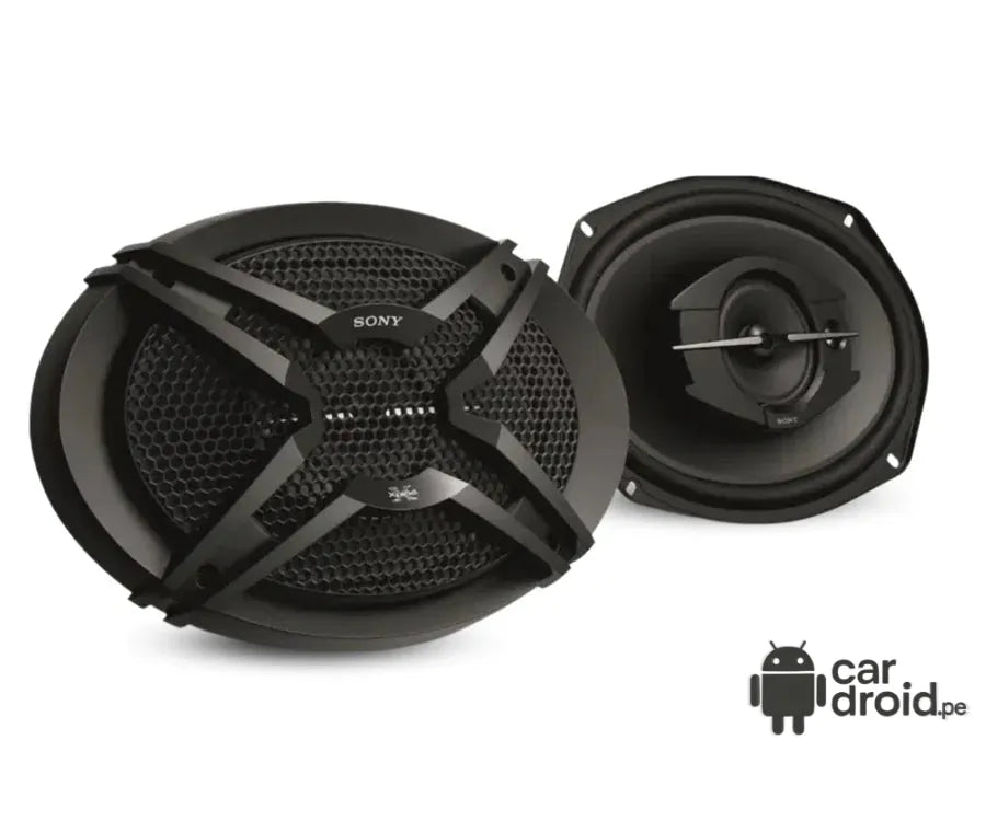 Radio Android Parlantes Ovalados Sony XS-GTF6939 420W Triaxiales, pantalla táctil, modelo original, instalada