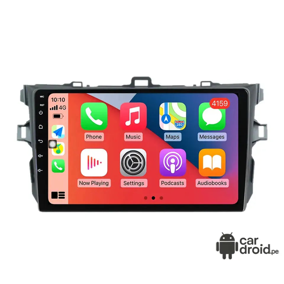 Radio Android Toyota Corolla 2006 - 2012 Radio Android Homologada, pantalla táctil, modelo original, instalada
