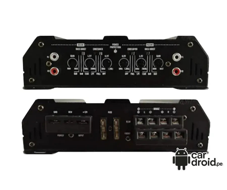 Radio Android Amplificador forgees 4 canales 1800W, pantalla táctil, modelo original, instalada