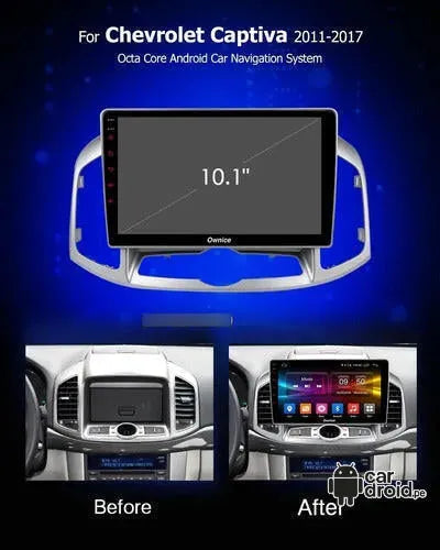 Captiva 2011 - 2016 Radio Android Homologada