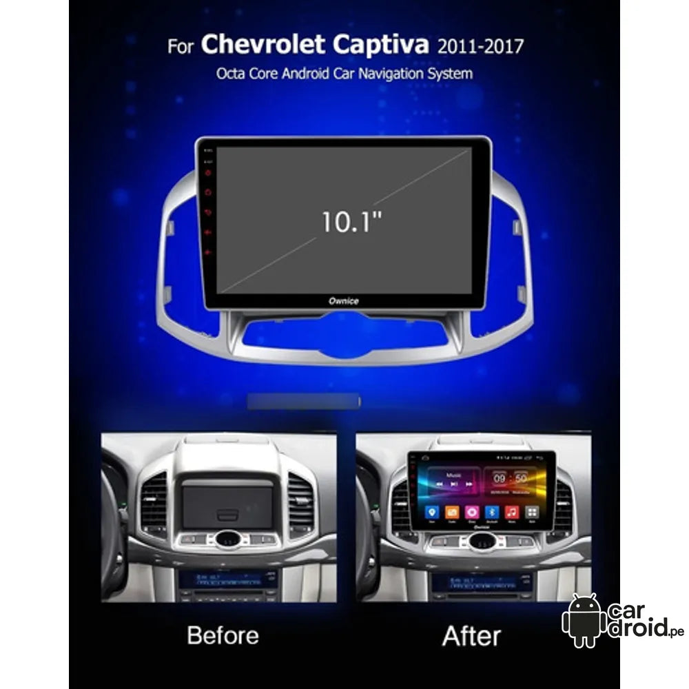 chevrolet captiva 10p 2012 - 2016 - 6GB RAM - 128GB - Radio Android