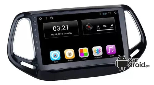 Radio Android Jeep Compass 2017 - 2021 Radio Android Homologada, pantalla táctil, modelo original, instalada