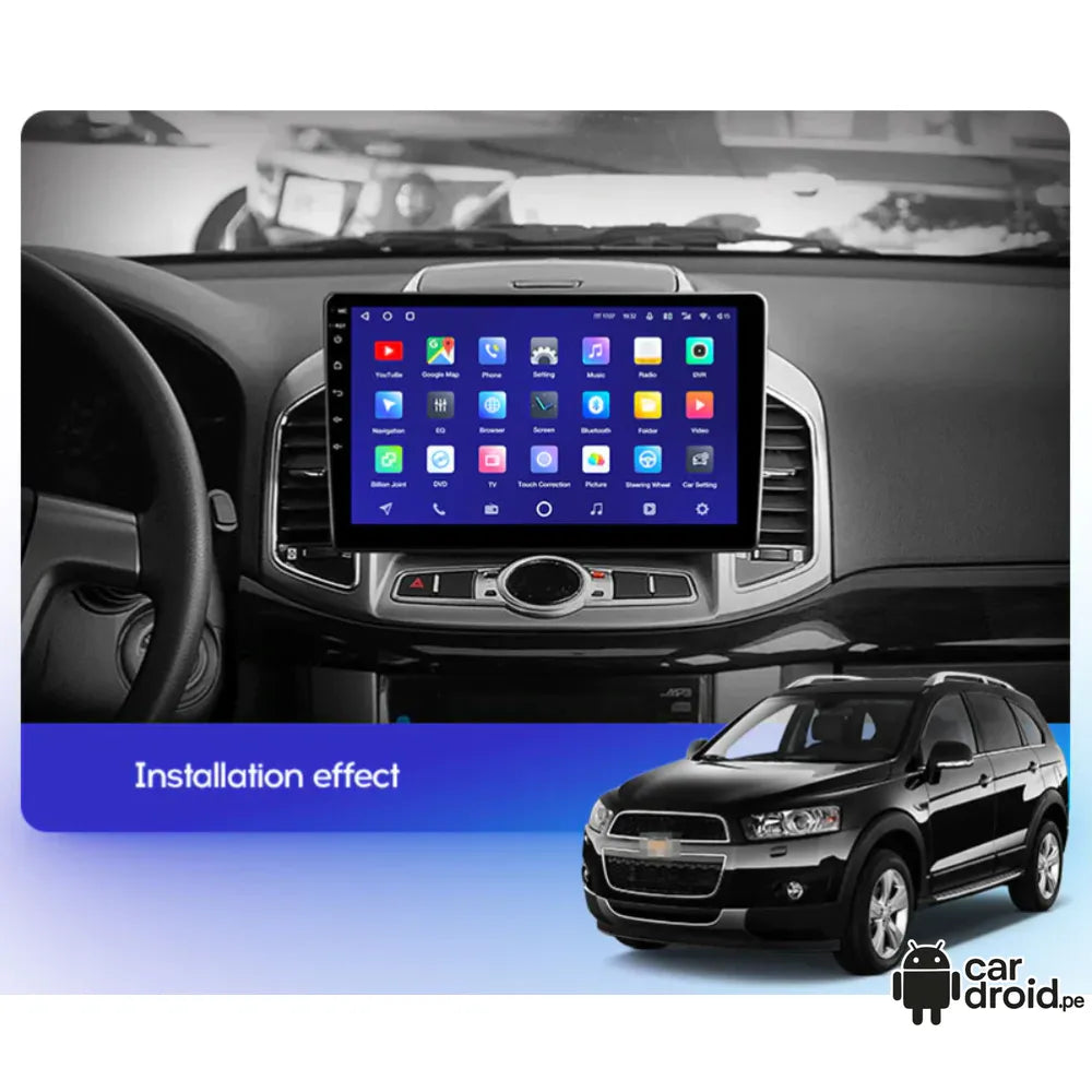 chevrolet captiva 10p 2012 - 2016 - 6GB RAM - 128GB - Radio Android