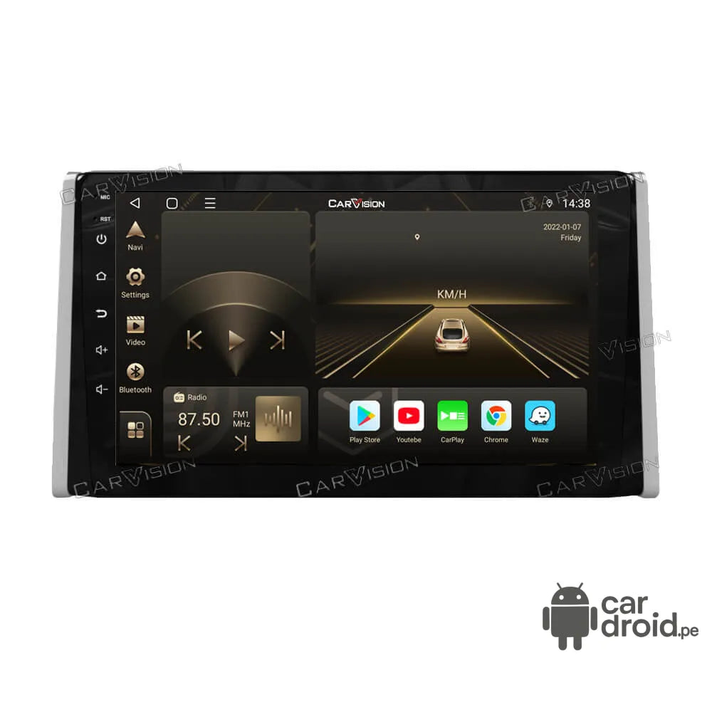 Radio Android Toyota Rav4 2019 - 2024 Radio Android Homologada, pantalla táctil, modelo original, instalada