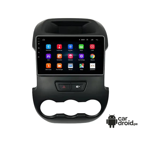 Radio Android Ford Ranger 2011 - 2014 Radio Android Homologada, pantalla táctil, modelo original, instalada