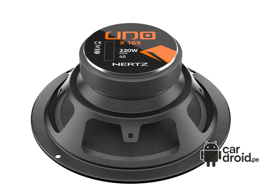 Radio Android Parlante Coaxial HERTZ UNO 220W, pantalla táctil, modelo original, instalada