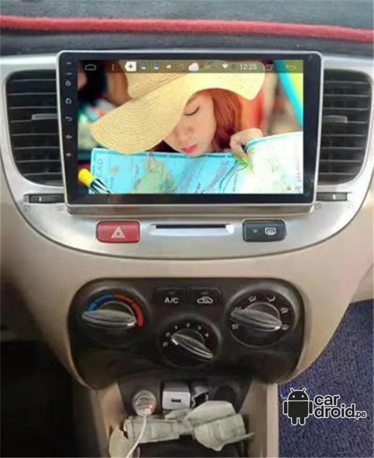 Radio Android Kia Rio 2006 - 2010 Radio Android Homologada, pantalla táctil, modelo original, instalada