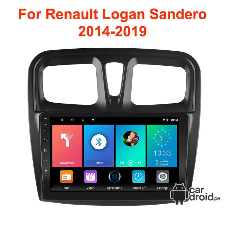 Radio Android Renault Logan 2016 - 2023 Radio Android Homologada, pantalla táctil, modelo original, instalada