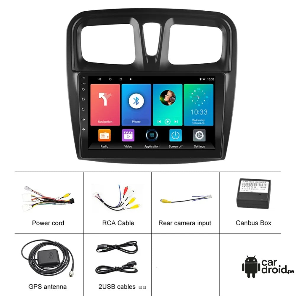 Renault logan canbus 10p 2016-2022 - 6GB RAM - 128GB - Radio Android