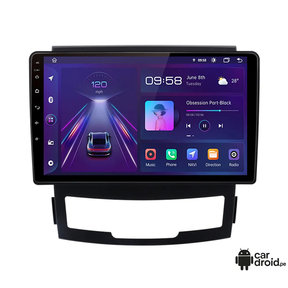 Ssangyong korando 2010-2017 - 6GB RAM - 128GB - Radio Android