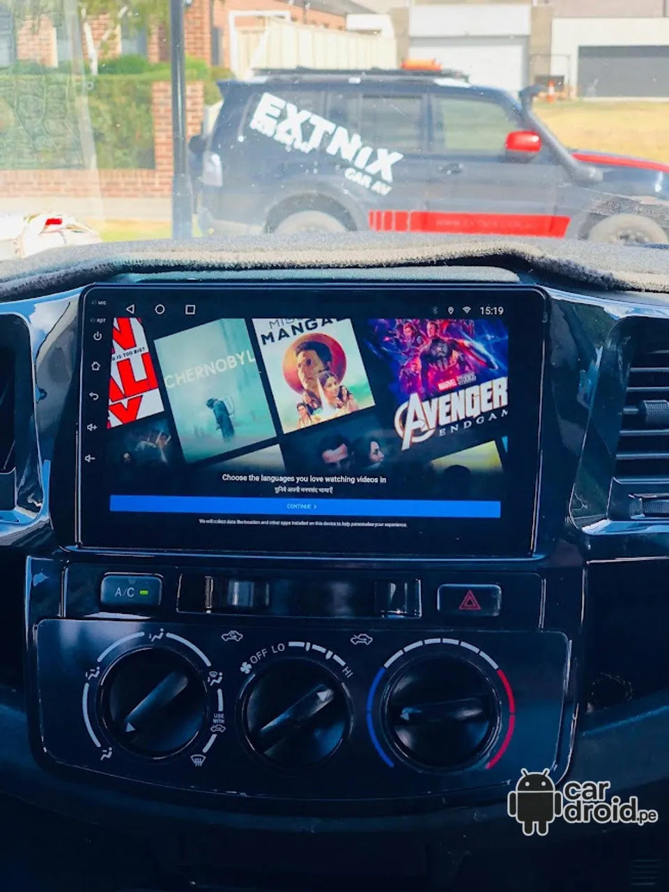 Radio Android Toyota Hilux 2005 - 2009 Radio Android Homologada, pantalla táctil, modelo original, instalada