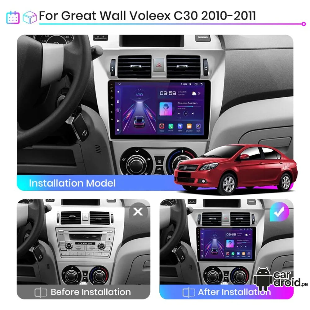 Greatwall voleex-c30 2012-2015 - 6GB RAM - 128GB - Radio Android