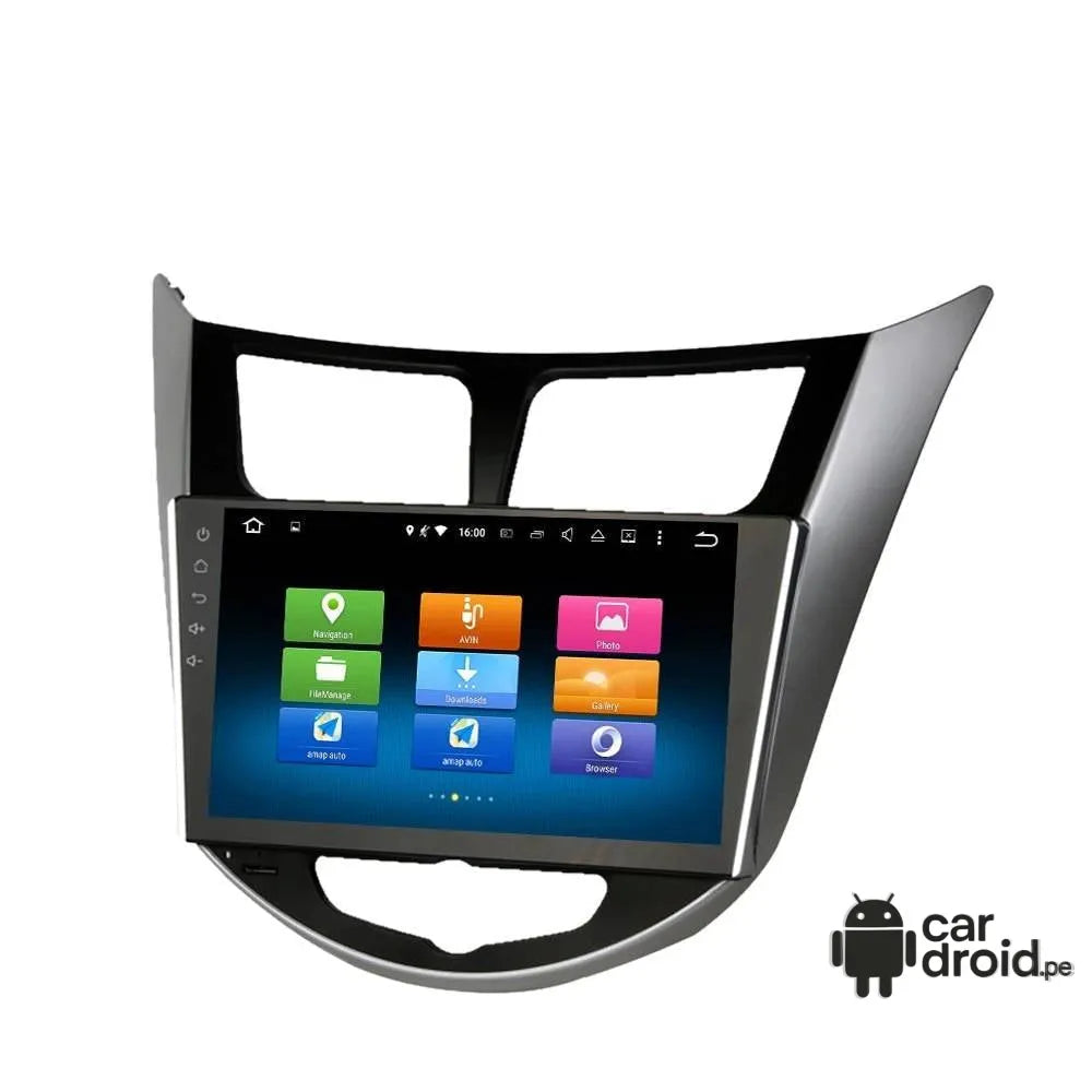 Radio Android Hyundai Accent 2011 - 2018 Radio Android Homologada, pantalla táctil, modelo original, instalada