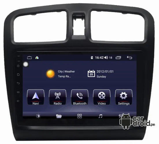 Radio Android DFSK Glory 330 2014 - 2020 Radio Android Homologada, pantalla táctil, modelo original, instalada