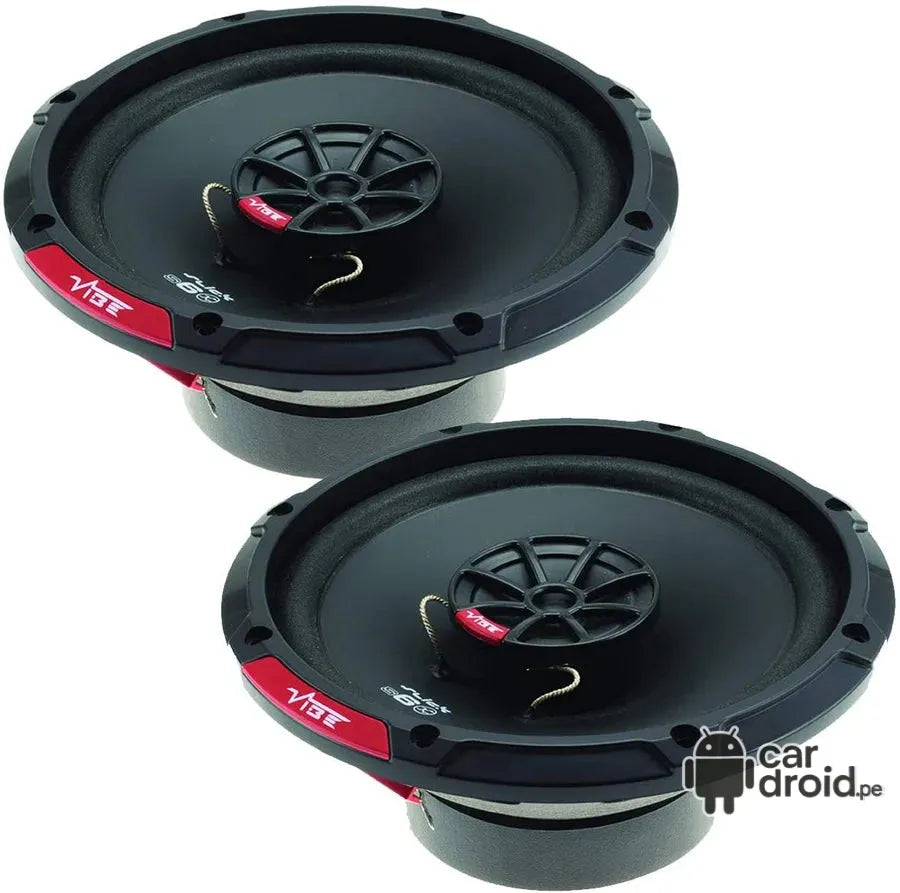 Radio Android Parlantes VIBE Coaxiales SLICK6-V7, pantalla táctil, modelo original, instalada