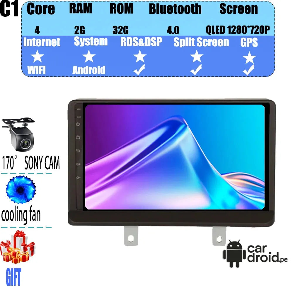 Radio Android DFSK Glory 560 2019 - 2023 Radio Android Homologada, pantalla táctil, modelo original, instalada