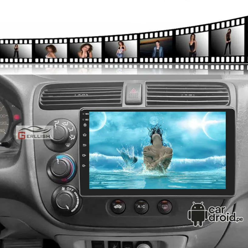 Radio Android Honda Civic 2001 - 2005 Radio Android Homologada, pantalla táctil, modelo original, instalada