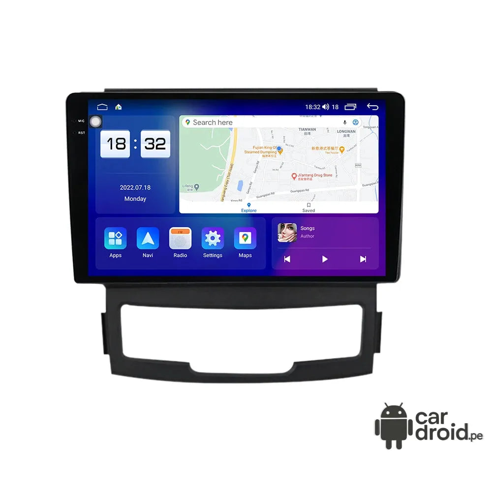 SSangYong Korando 2009 - 2013 Radio Android Homologada