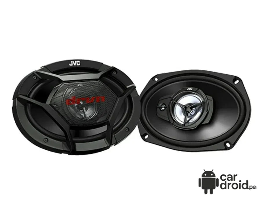 Radio Android Parlante JVC Triaxial 6x9" 500W - CS-DR6931, pantalla táctil, modelo original, instalada