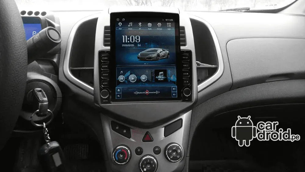 Radio Android Chevrolet Aveo 2011 - 2015 Radio Android Vertical Homologada, pantalla táctil, modelo original, instalada