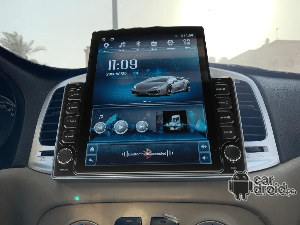 Radio Android Hyundai Accent 2005 - 2011 Radio Android Vertical Homologada, pantalla táctil, modelo original, instalada