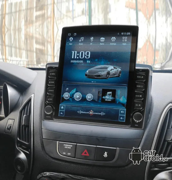Radio Android Hyundai Tucson 2009 - 2015 Radio Android Vertical Homologada, pantalla táctil, modelo original, instalada