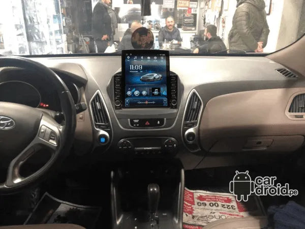 Radio Android Hyundai Tucson 2009 - 2015 Radio Android Vertical Homologada, pantalla táctil, modelo original, instalada
