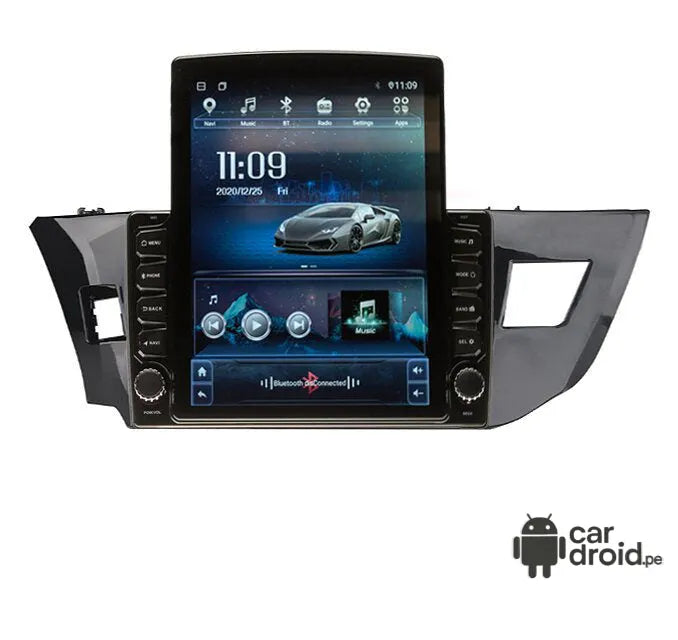 Radio Android Toyota Corolla 2015 - 2019 Radio Android Vertical Homologada, pantalla táctil, modelo original, instalada