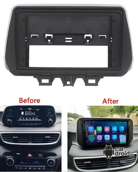 Radio Android Consola Hyundai Tucson 2018 10.1" pulgadas, pantalla táctil, modelo original, instalada