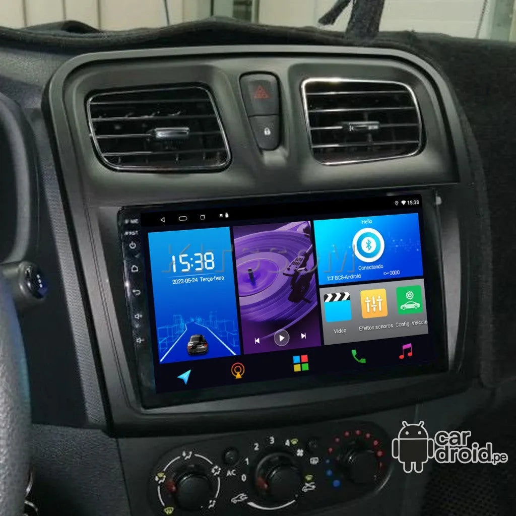 Radio Android Renault Logan 2016 - 2023 Radio Android Homologada, pantalla táctil, modelo original, instalada