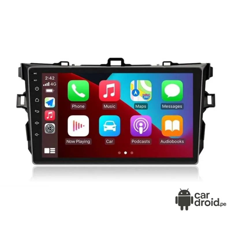 Radio Android Toyota Corolla 2006 - 2012 Radio Android Homologada, pantalla táctil, modelo original, instalada