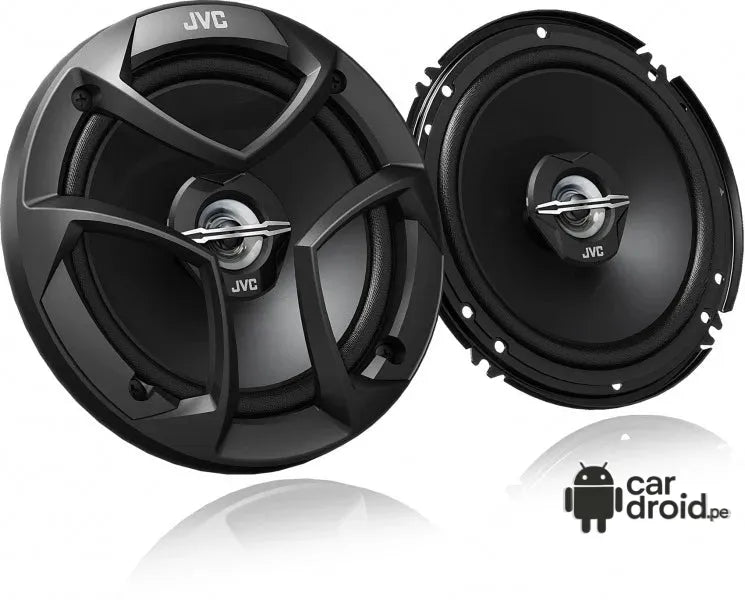 Radio Android Parlantes Coaxiales JVC CS-J620 300W, pantalla táctil, modelo original, instalada