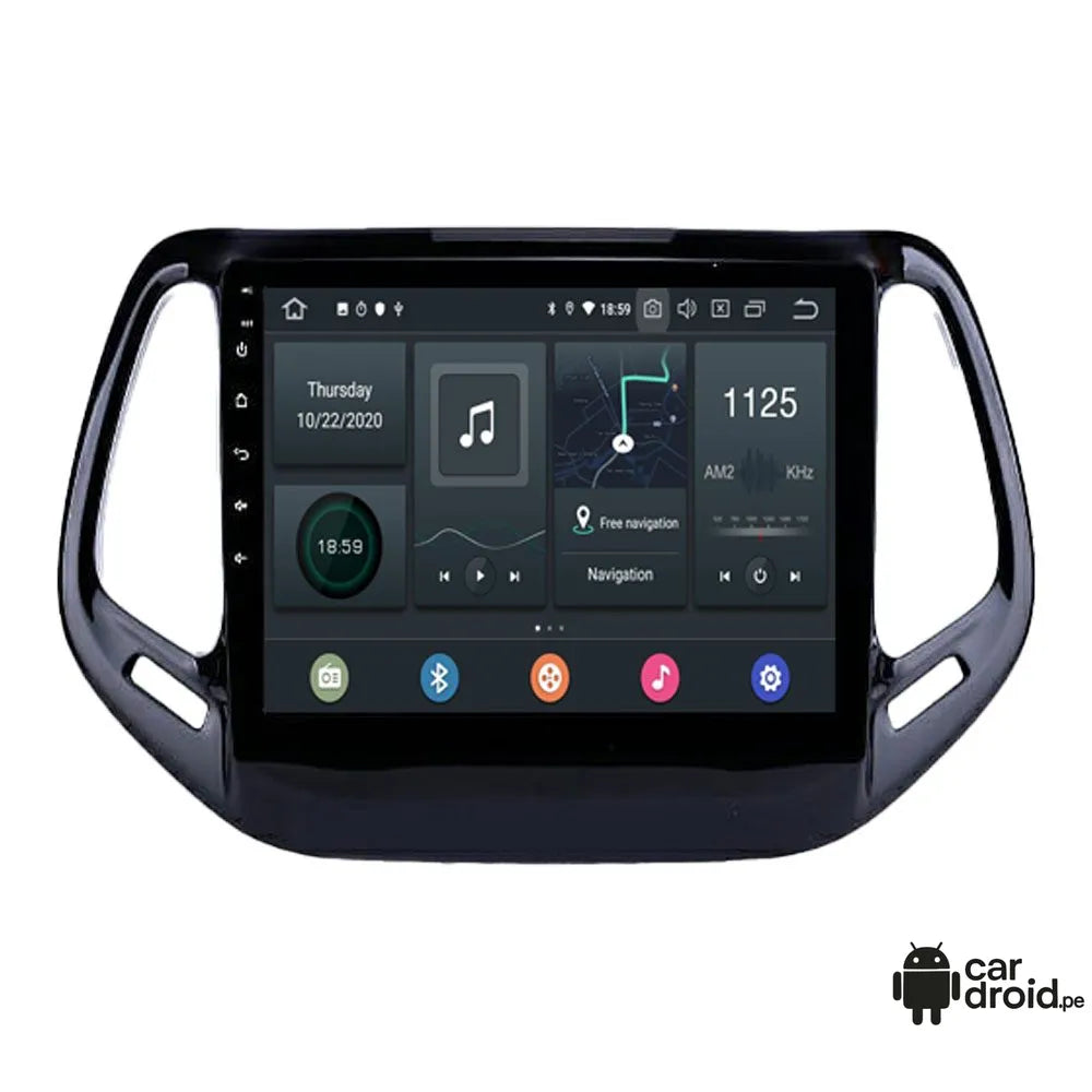 jeep compass android CANBUS 10p 2017-2020 - 6GB RAM - 128GB - Radio Android