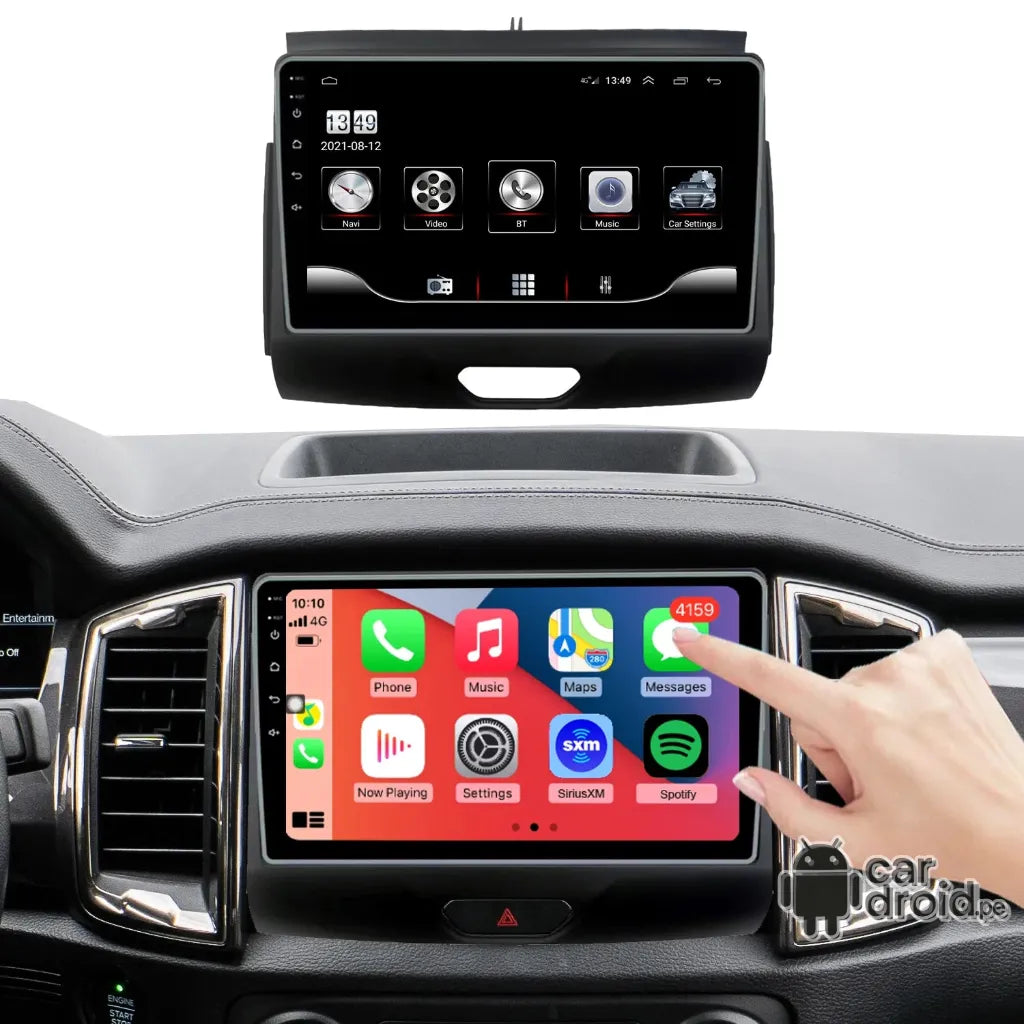 Radio Android Ford Ranger 2015 - 2023 Radio Android Homologada, pantalla táctil, modelo original, instalada